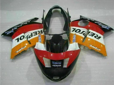 Comprar Carenado Moto Honda CBR1100XX Blackbird 1996-2007 - Naranja Blanco Rojo Negro Brillante Repsol