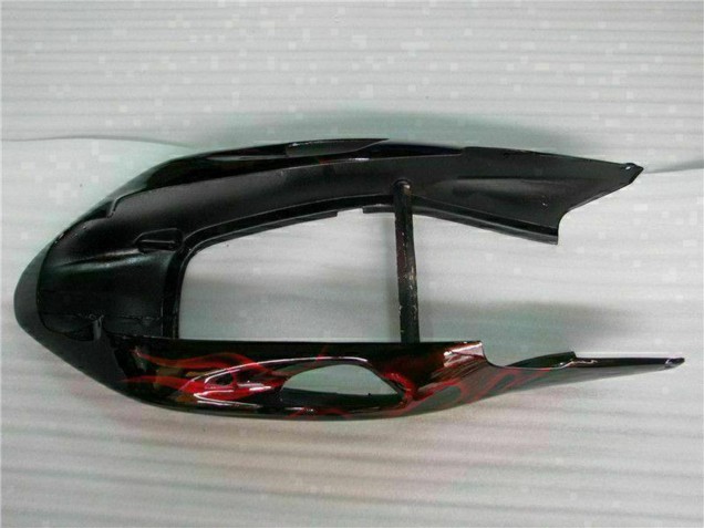 Comprar Carenado Moto ABS Honda CBR1100XX Blackbird 1996-2007 - Negro Brillante Rojo Llama