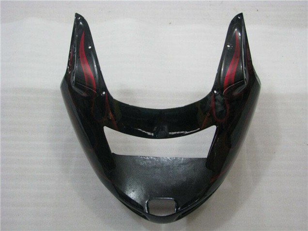 Comprar Carenados Moto ABS Honda CBR1100XX Blackbird 1996-2007 - Negro Brillante Rojo Llama