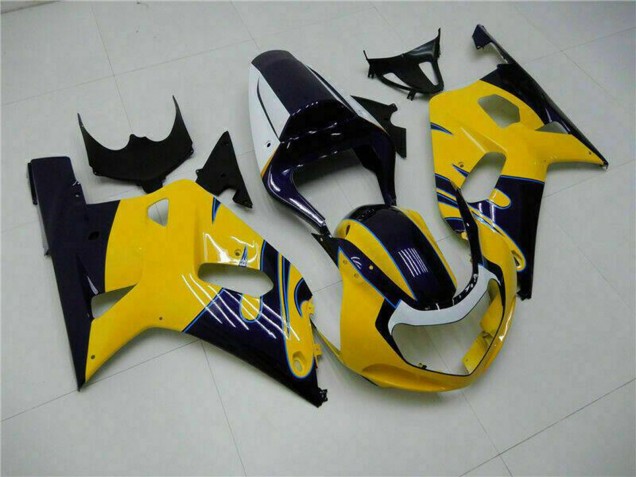 Comprar Carenados Moto Suzuki GSXR 600/750 2001-2003 - Amarillo Azul Oscuro Negro Brillante