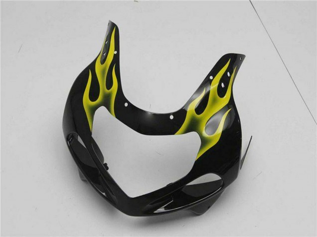 Comprar Carenados Moto Suzuki GSXR 600/750 2001-2003 - Negro Brillante Amarillo Llama