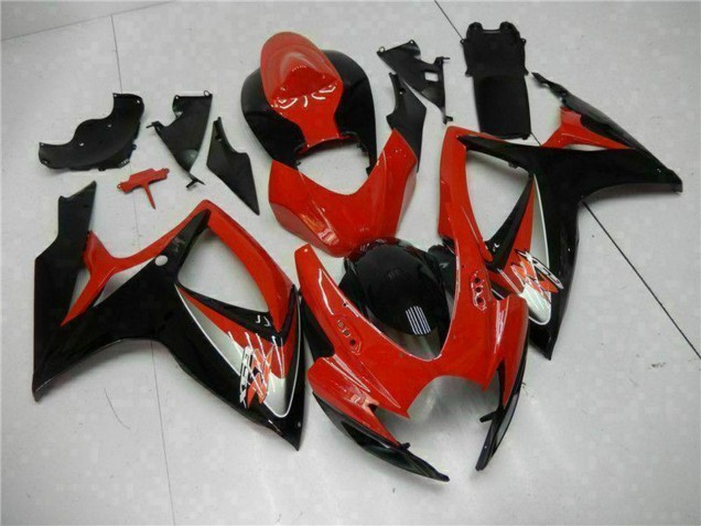 Comprar Carenados Moto Suzuki GSXR 600/750 2006-2007 - Rojo Negro Brillante
