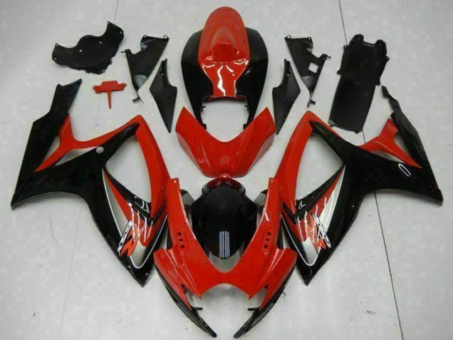 Comprar Carenados Moto Suzuki GSXR 600/750 2006-2007 - Rojo Negro Brillante