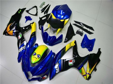 Comprar Carenados Moto Suzuki GSXR 600/750 2008-2010 - Azul Amarillo Tiburón