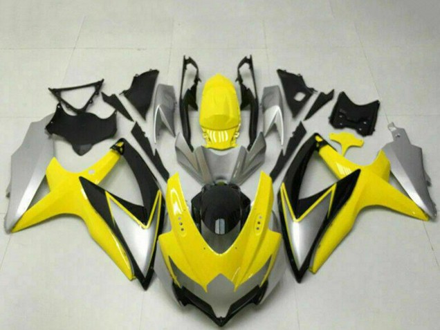Comprar Carenados Moto Suzuki GSXR 600/750 2008-2010 - Amarillo Plata Negro Brillante