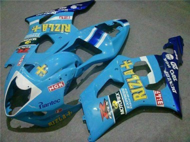 Comprar Carenados Moto Suzuki GSXR 1000 2003-2004 - Azul Blanco Amarillo Rizla