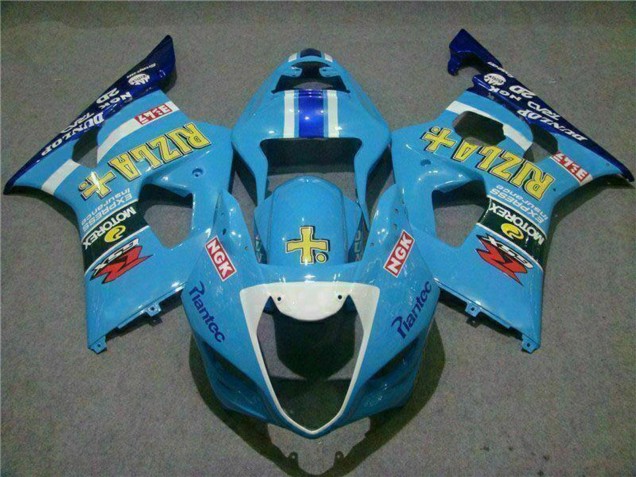 Comprar Carenados Moto Suzuki GSXR 1000 2003-2004 - Azul Blanco Amarillo Rizla