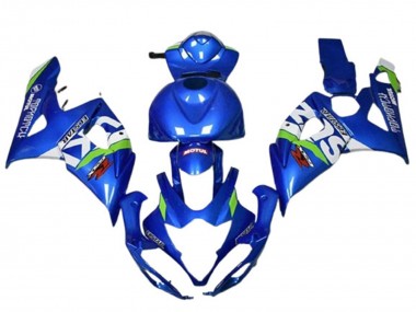 Comprar Carenados Moto Suzuki GSXR 1000 2005-2006 - Azul Verde Blanco Motul