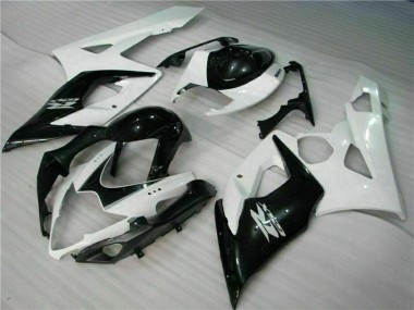 Comprar Carenados Moto Suzuki GSXR 1000 2005-2006 - Blanco Negro Brillante