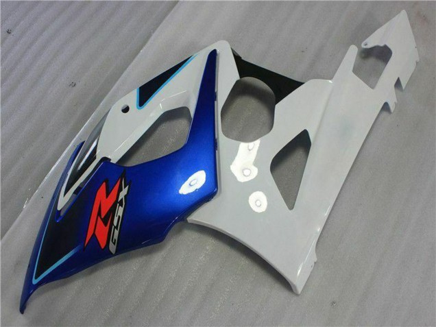 Comprar Kits Carenado Moto Suzuki GSXR 1000 2005-2006 - Blanco Azul Negro Brillante