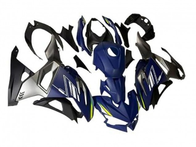 Comprar Carenados Moto Kawasaki Ninja 500 EX500R 2024-2025 - Azul Blanco Amarillo Plata Negro