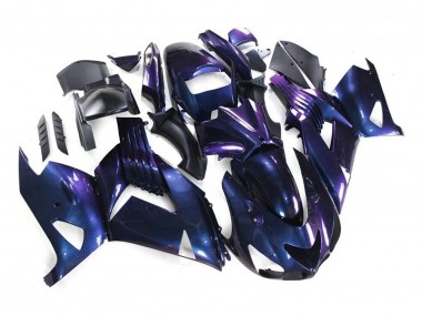 Comprar Carenados Moto Kawasaki ZX14R ZZR1400 2006-2011 - Camaleón Azul Púrpura