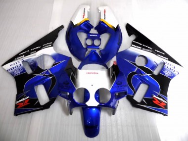 Comprar Carenados Moto Honda CBR400RR NC23 1987-1989 - Blanco Amarillo Azul Negro Brillante Corona Motul