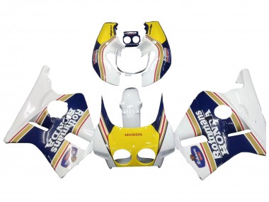Comprar Carenados Moto Honda CBR400RR NC23 1987-1989 - Blanco Amarillo Azul Rothmans
