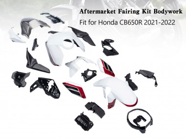 Comprar Carenados Moto Honda CB650R 2019-2022 - Blanco Negro Rojo