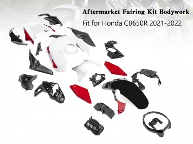 Comprar Carenados Moto Honda CB650R 2019-2022 - Negro Rojo Blanco