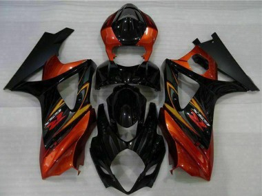 Comprar Carenados Moto Suzuki GSXR 1000 2007-2008 - Negro Naranja