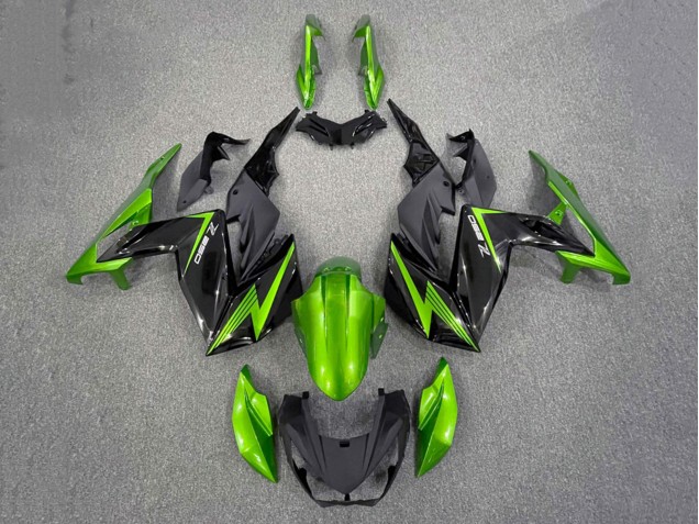 Comprar Carenados Moto Kawasaki Z250/Z300 2015-2016 - Verde Negro Brillante