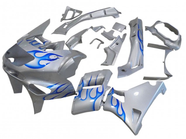 Comprar Carenados Moto Kawasaki ZZR400 1993-2007 - Blanco Azul Llama