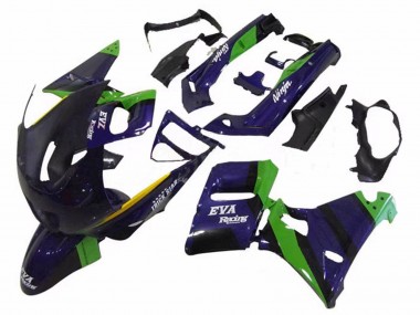 Comprar Carenados Moto Kawasaki ZZR400 1993-2007 - Verde Azul Oscuro Púrpura Trick Star EVA Racing
