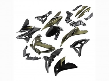 Comprar Carenados Moto Kawasaki Versys 650 2022-2025 - Verde Oscuro Negro