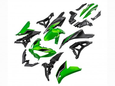 Comprar Carenados Moto Kawasaki Versys 650 2022-2025 - Verde Negro Brillante