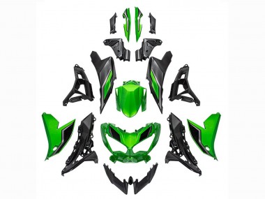 Comprar Carenados Moto Kawasaki Versys 650 2022-2025 - Verde Negro Brillante