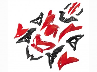 Comprar Carenados Moto Kawasaki Versys 650 2022-2025 - Rojo Negro