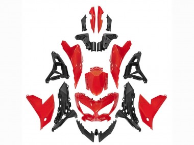 Comprar Carenados Moto Kawasaki Versys 650 2022-2025 - Rojo Negro