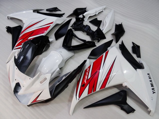 Comprar Carenados Moto Yamaha FZ6R 2009-2015 - Blanco Rojo Negro