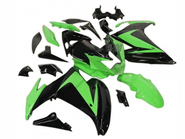 Comprar Carenados Moto Yamaha FZ6R 2009-2015 - Negro Brillante Verde