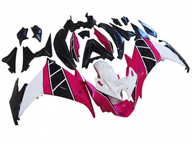 Comprar Carenados Moto Yamaha FZ6R 2009-2015 - Raspberry Blanco Negro