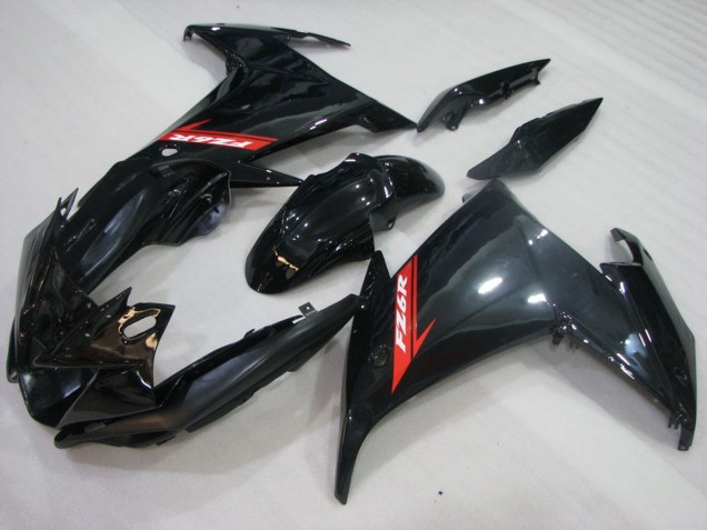 Comprar Carenados Moto Yamaha FZ6R 2009-2015 - Negro Brillante Rojo