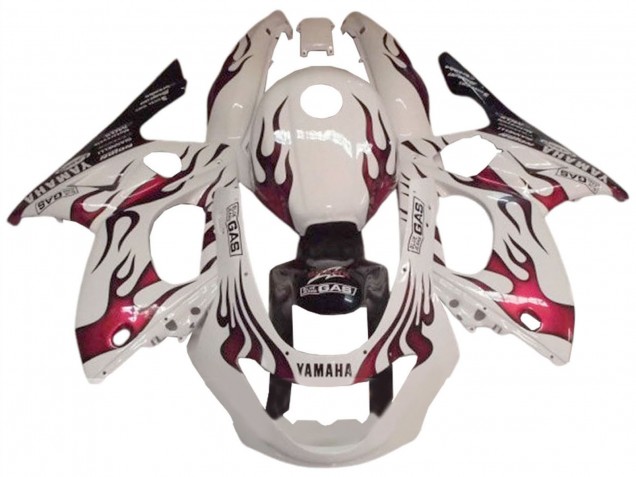 Comprar Carenado Moto Yamaha YZF600R Thundercat 1996-2007 - Blanco Rojo Oscuro