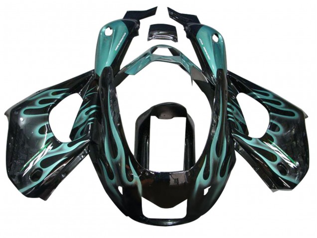 Comprar Carenados Moto Yamaha YZF 1000R Thunderace 1997-2007 - Negro Brillante Azul Llama