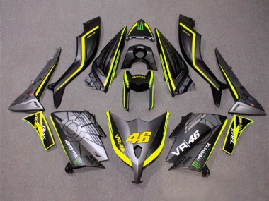 Comprar Carenados Moto Yamaha TMAX530 2012-2014 - Gris Mate Amarillo Monstruo 46