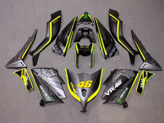 Comprar Carenados Moto Yamaha TMAX530 2012-2014 - Gris Mate Amarillo Monstruo 46