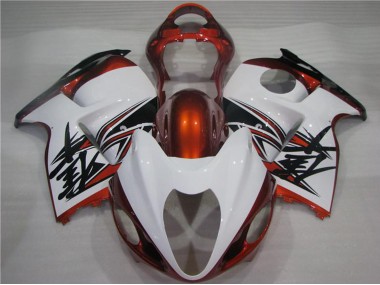 Comprar Carenados Moto Suzuki GSXR 1300 Hayabusa 1996-2007 - Blanco Naranja Negro