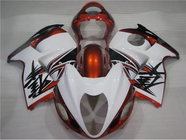 Comprar Carenados Moto Suzuki GSXR 1300 Hayabusa 1996-2007 - Blanco Naranja Negro