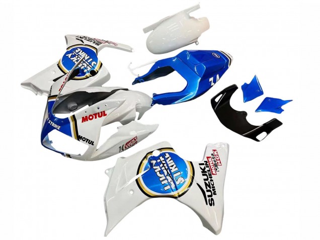 Comprar Carenados Moto Suzuki SV650 2003-2013 - Blanco Azul Lucky Strike Motul