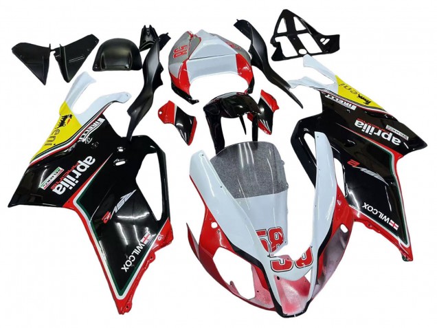 Comprar Carenados Moto Aprilia RSV1000 2003-2006 - Blanco Rojo Negro Amarillo 58