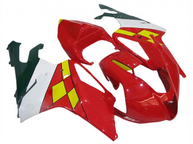 Comprar Carenados Moto Aprilia RSV1000 2003-2006 - Rojo Amarillo Blanco