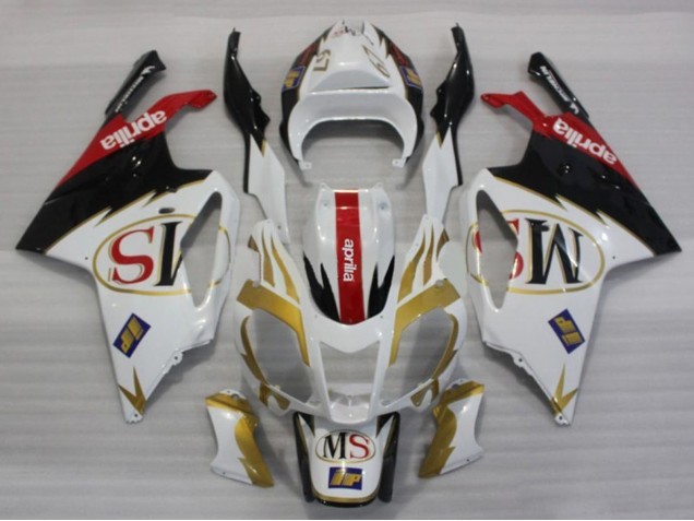 Comprar Carenados Moto Aprilia RSV1000 2003-2006 - Blanco Oro Rojo Negro