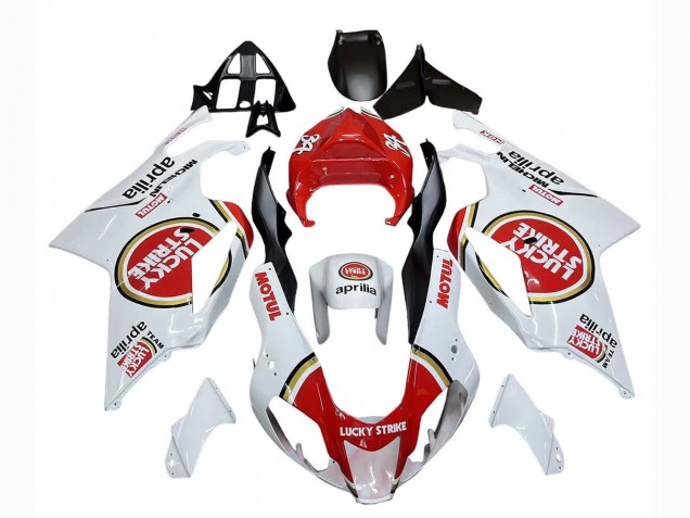 Comprar Carenados Moto Aprilia RSV1000 2003-2006 - Blanco Rojo Lucky Strike Motul 34