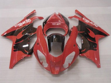Comprar Carenados Moto Aprilia RSV1000 2003-2006 - Rojo Negro Brillante