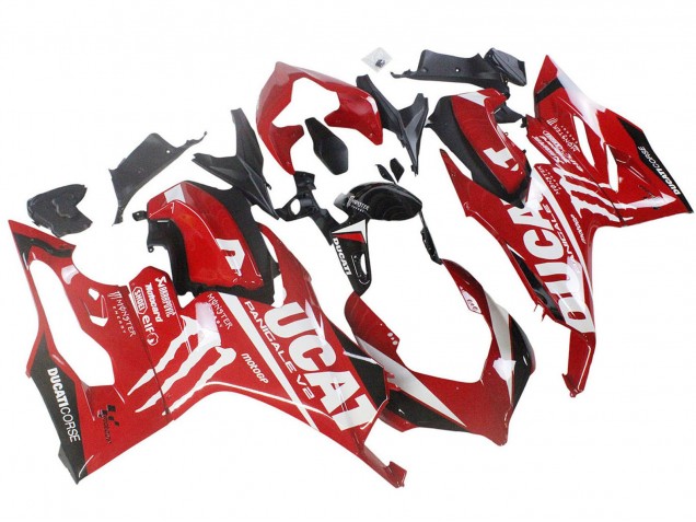 Comprar Carenados Moto Ducati Panigale V2 2020-2024 - Rojo Negro Brillante Monstruo Corse