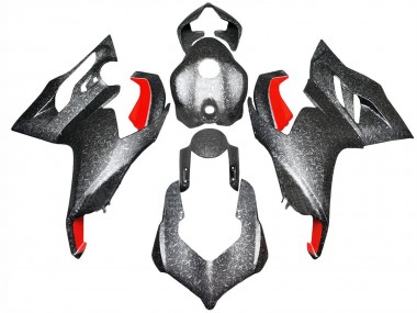 Comprar Carenados Moto Ducati Panigale V2 2020-2024 - Negro Falsificado FibraCarbono Estilo Rojo