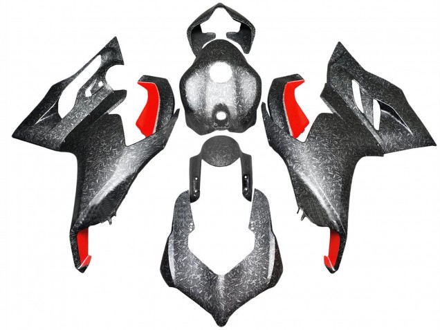 Comprar Carenados Moto Ducati Panigale V2 2020-2024 - Negro Falsificado FibraCarbono Estilo Rojo