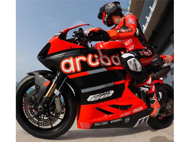 Comprar Carenados Moto Ducati Panigale V4 V4S 2018-2019 - Rojo Negro Brillante Aruba 11