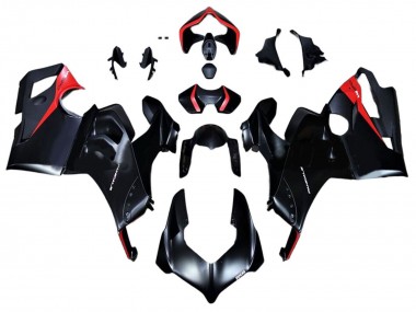 Comprar Carenados Moto Ducati Panigale V4 V4S 2020-2021 - Negro Brillante Rojo